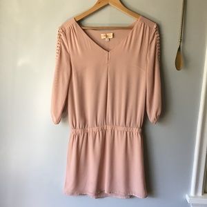 Naked Zebra | Blush Drop Waist Dress